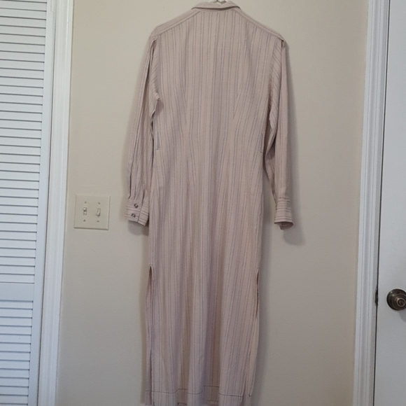 Free People Audrey Stripe Midi Shirt Dress - Picture 9 of 9